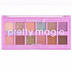Formula Z‎ Pretty Magic Eyeshadow Palette 12 Shades NIB Clean Beauty